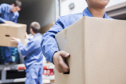 Commercial moving team planning a relocation in Old Oak Common