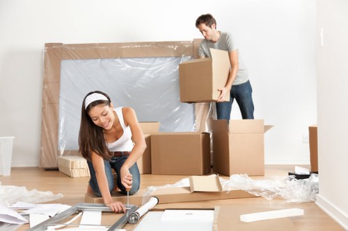 Man with van service assisting a local move in Old Oak Common