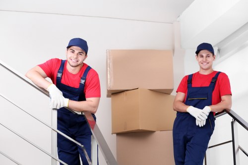 Customer raising a service complaint during a moving job review