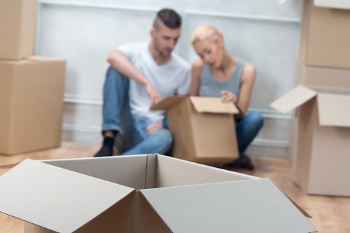 Careful loading and transport for a local move in Old Oak Common