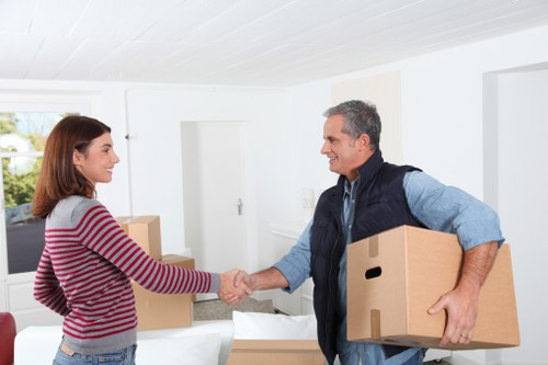 Packing and furniture handling for a house move in west London