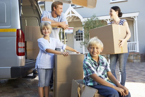 Commercial removals van service for office equipment in Old Oak Common