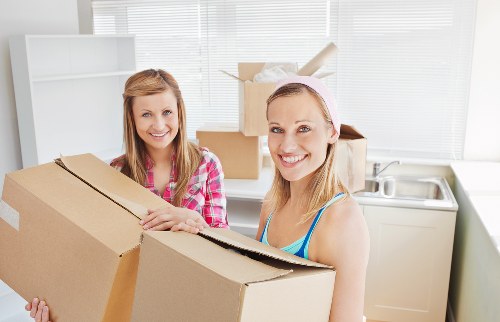 Local movers managing access and loading in Old Oak Common