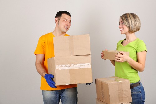 Professional team handling office relocation logistics in Old Oak Common